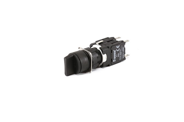 D Series Plastic 2NO (II-0-I) 60° Selector Round Stay Put 16 mm Control Unit